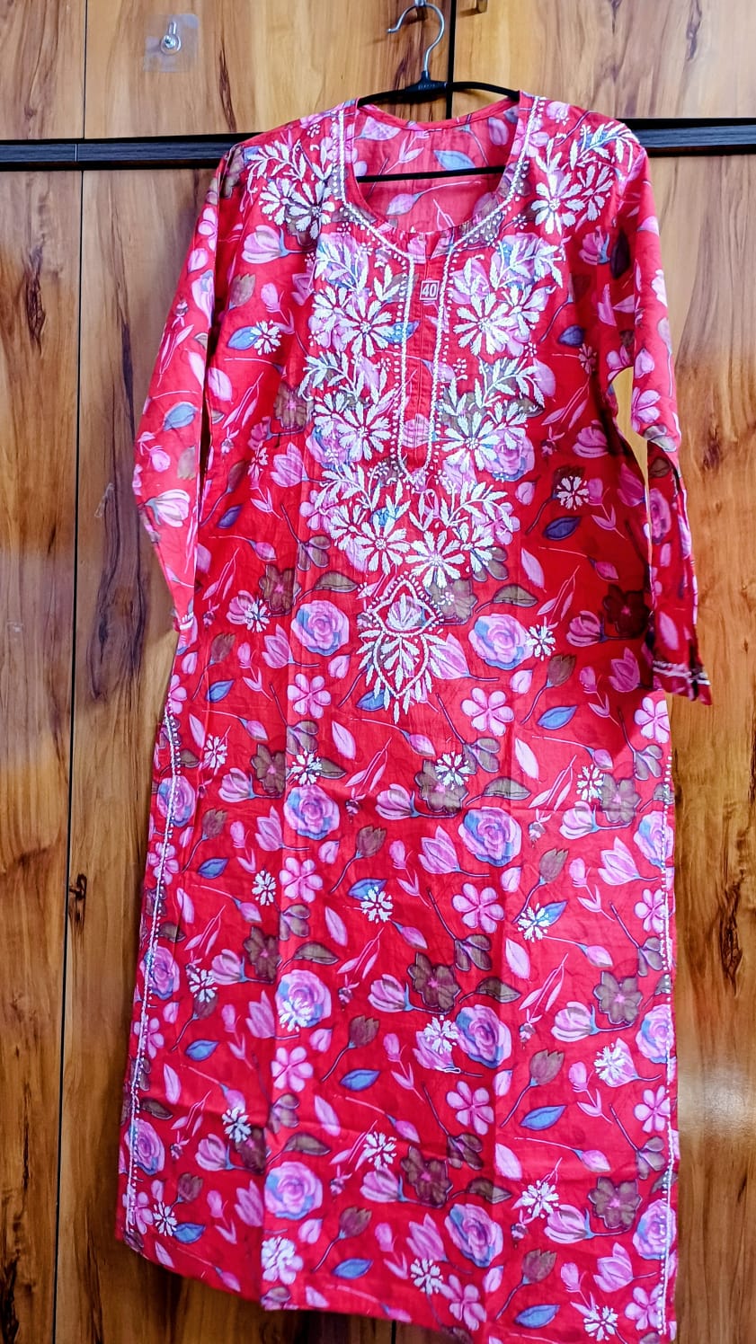 The Punarnava Mulmul Chikankari Kurti Collection