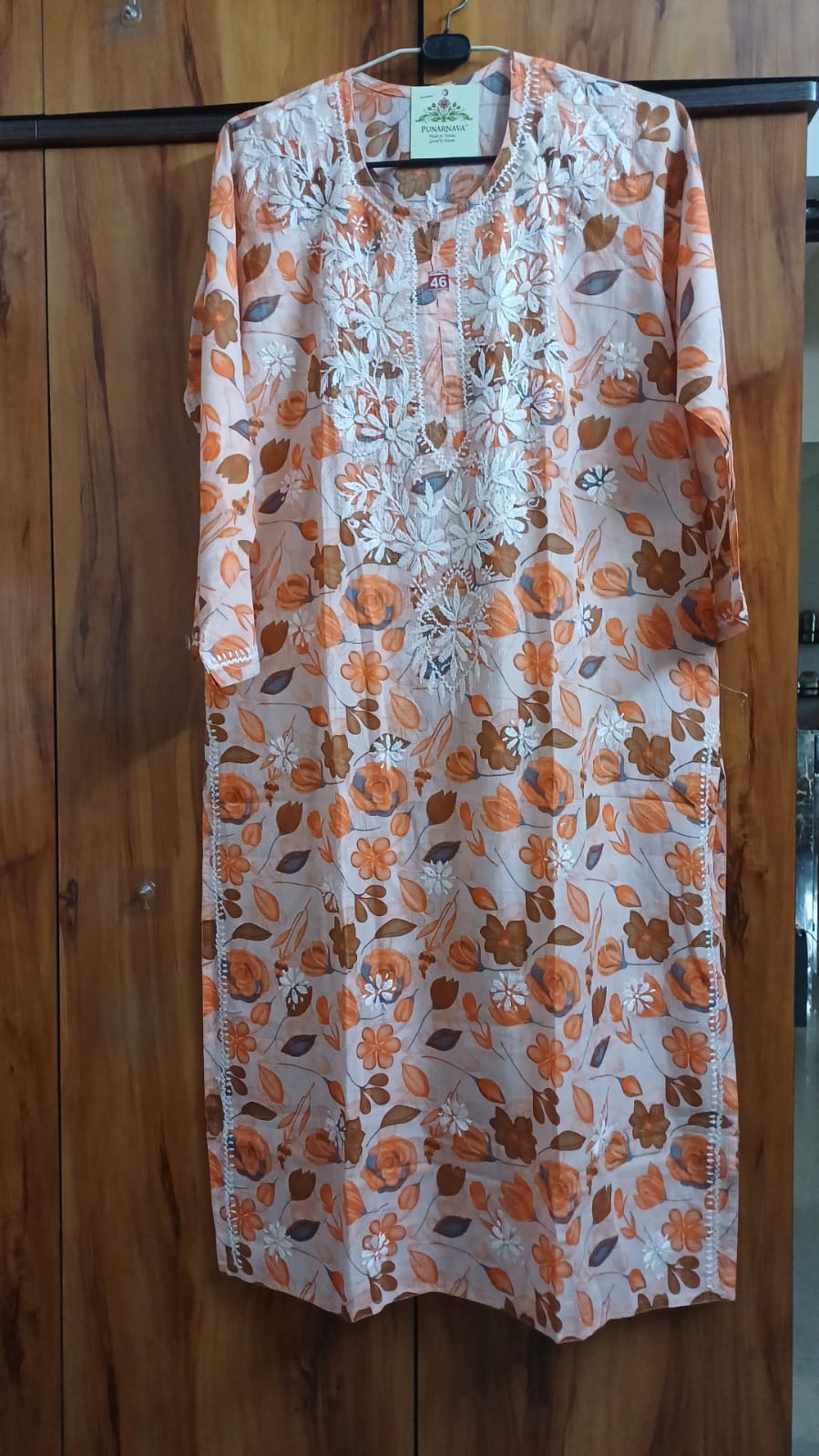 The Punarnava Mulmul Chikankari Kurti Collection