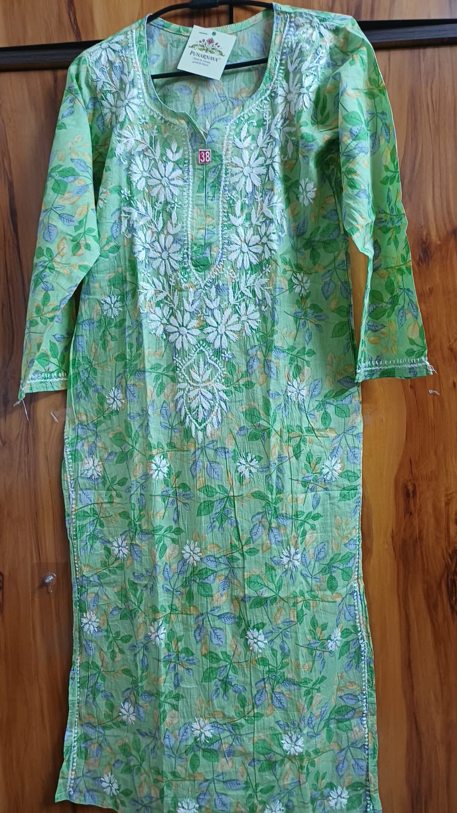 The Punarnava Mulmul Chikankari Kurti Collection